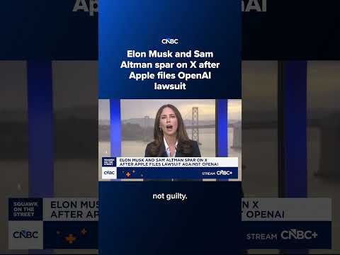 Elon Musk and Sam Altman spar on X after Apple files OpenAI lawsuit