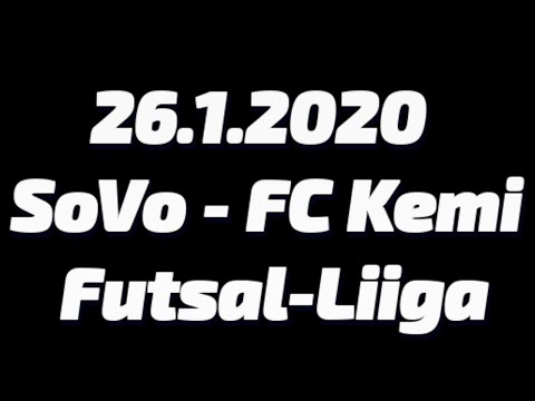 26.1.2020 SoVo - FC Kemi Futsal-Liiga