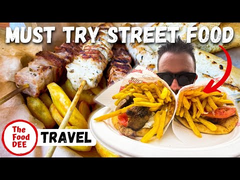 Must Try Greek Street Food in Heraklion Greece | The Food-DEE Travel