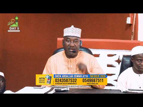 day 05 - SHEIKH ABDULLAH OSMAN ATTA - RAMADAN TAFSIR 1447 AH (2026) || iSLAMLOG ||Official