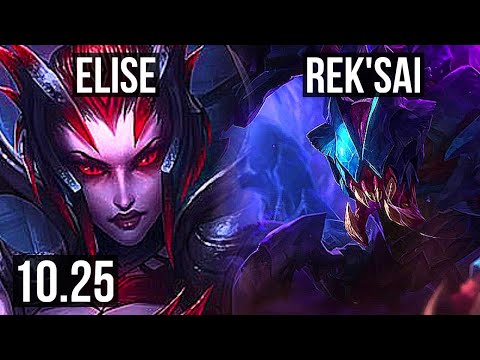 ELISE vs REK'SAI (JUNGLE) (DEFEAT) | 71% winrate, Legendary | EUW Diamond | v10.25