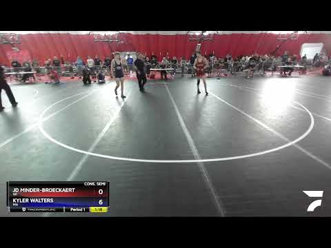 145 Lbs Cons. Semi - Jd Minder-Broeckaert, WI Vs Kyler Walters, MN 3e7d