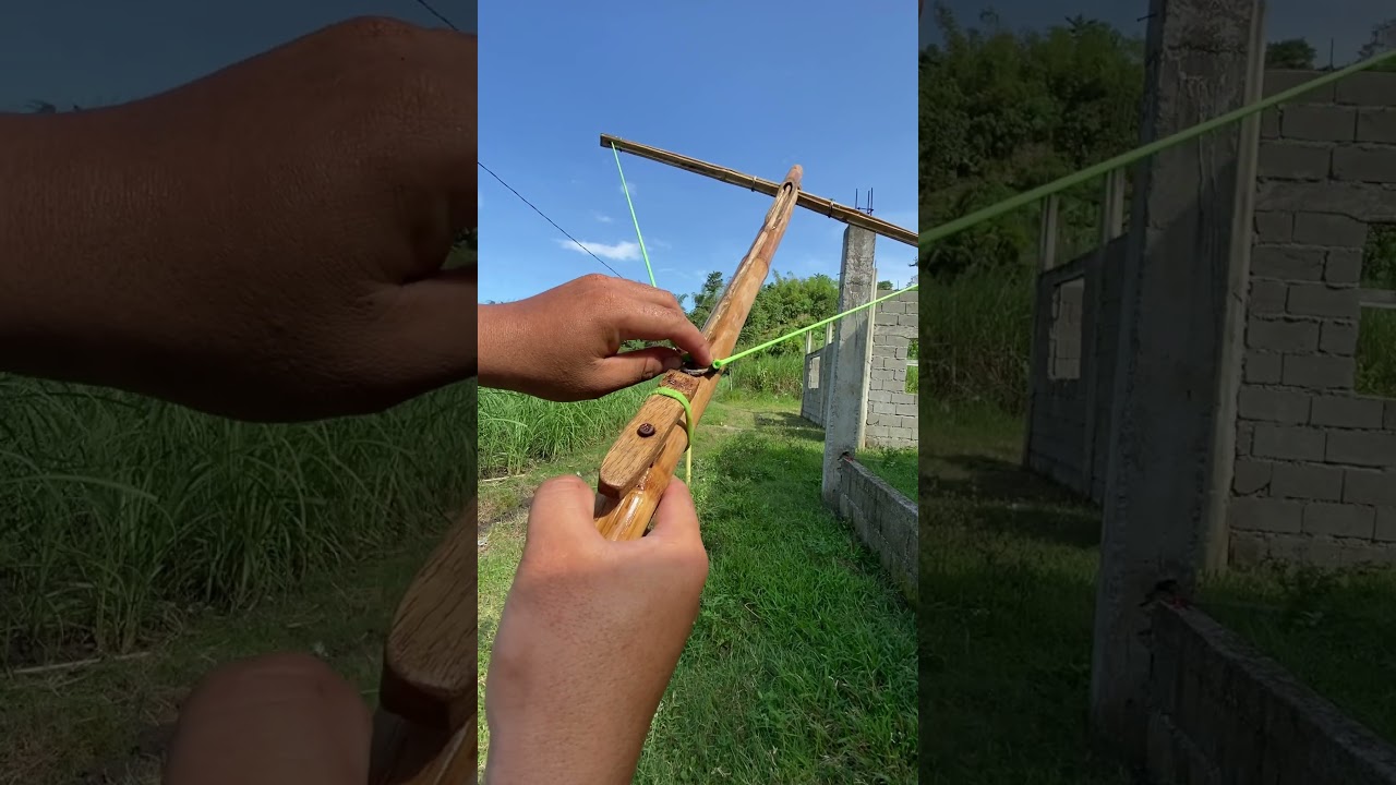 HOMEMADE CROSSBOW DIY#craft #amazing #diy #handmade