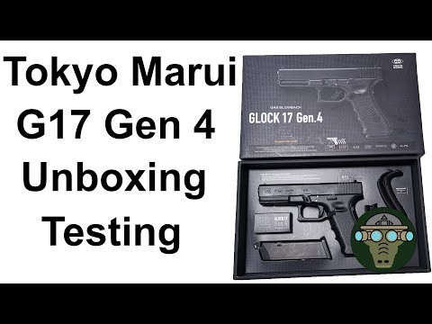 Tokyo Marui Glock 17 Gen 4, unboxing and testing