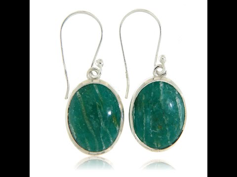 Cercei Argint 925 Amazonit Natural - Calm si Rafinament