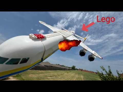 Large Lego Plane Crashes