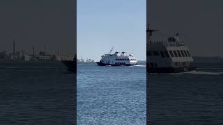 Bye! my friend 😍see you soon#Helsingør#helsingborg#sailing#ferry#shortsvideo#friendsforever❤️