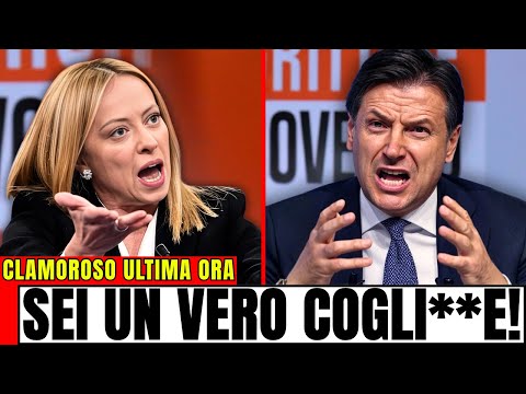 IMPERDIBILE BOTTA E RISPOSTA MELONI CONTE! DELIRIO IN PARLAMENTO!