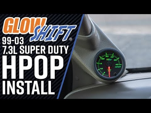 Installation | GlowShift 7 Color Series HPOP Gauge for 1999-2003 Ford Super Duty 7.3 Powerstroke