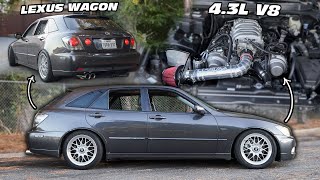 Building The Ultimate V8 Manual Is300 Wagon In 1 Hour!