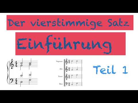 Musical Composition Explained Simply, Part 1, Harmony Theory, 4-Part Composition, Beginners, Intr...