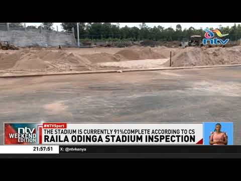 Raila Odinga stadium now 91% complete, CS Mvurya says