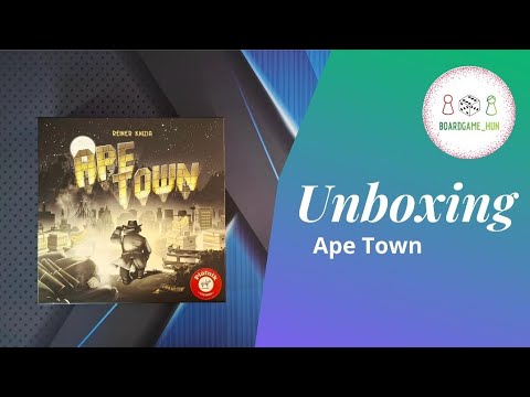 Ape Town - Dobozbontás - boardgame_hun