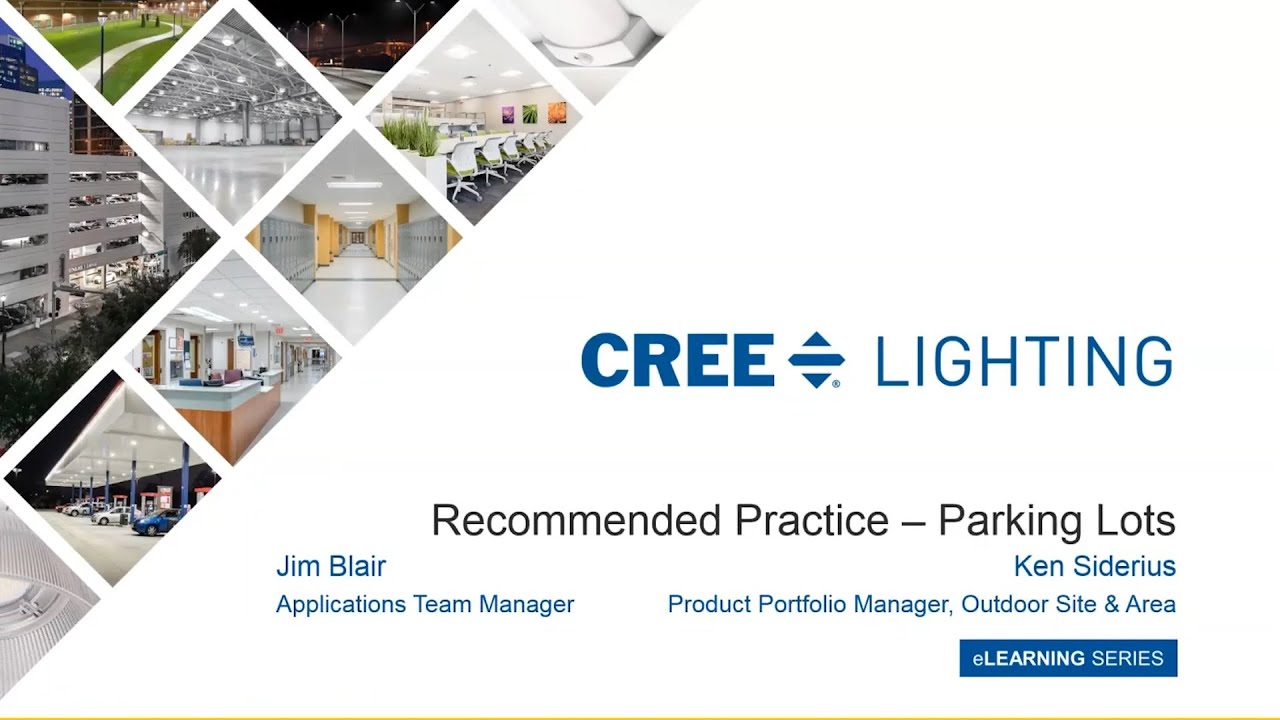 Design: Recommended Practice - Parking Lots