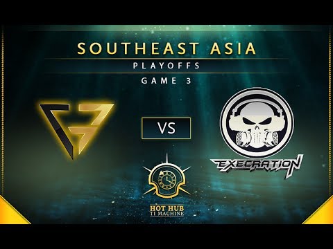 Clutch vs Execration Game 3 - TI7: SEA Regional Qualifiers Playoffs - @LyricalDota @Luminous
