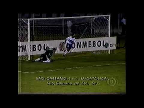 SAO CAETANO 1 X 1 UNIVERSIDADE CATOLICA   4X2 NOS PENALTIS    LIBERTADORES 2002