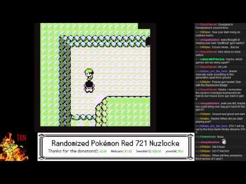 TheKillerNacho Live: Randomized Pokémon Red 721 Nuzlocke - Part 7