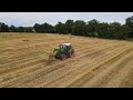 TRANSPORT DE PAILLE 2021 MASSEY FERGUSON 7722 FENDT 514 FARMER IRL