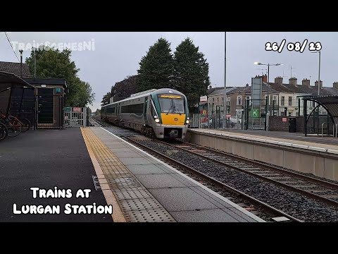 Trains at Lurgan Station 26/08/23