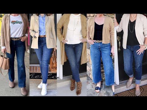 COMO LLEVAR LOS JEANS O PANTALONES DE MEZCLILLA PASADOS LOS 50 AÑOS