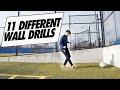 11 WALL DRILLS TO IMPROVE YOUR FIRST TOUCH AND PASSING!