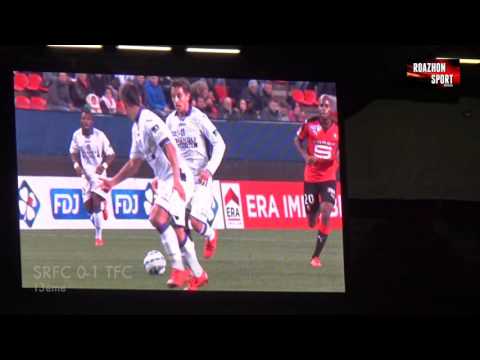 But de Wissam BEN YEDDER - Stade Rennais - Toulouse  F.C. - 1/8 de finale de Coupe de la Ligue