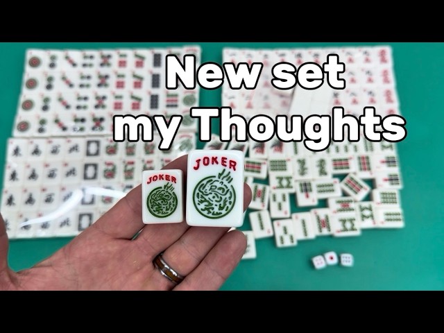 Vídeo relacionado con Genérico 166 Mahjong Tiles-Durability and Effortless Play, 1.2-Inch Hand Carved Pattern American Mah Jong Set, Melamine Engraved Mahjong Tiles for Home Party Adult Games Mah Jong Lovers Beginners
