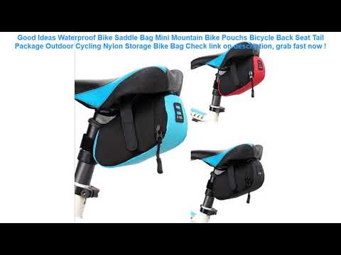 Waterproof Bike Saddle Bag Mini Mountain Bike Pouchs Bicycle Back Seat