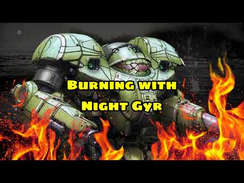 Burning with Night Gyr! Terra Therma 1100 damage