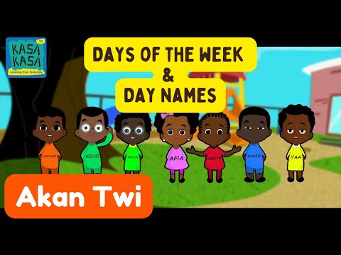 Nnawɔtwe | Days of the Week in Twi for Kids | Twi Nursery Rhyme