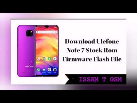 Ulefone Note 7 Firmware Download