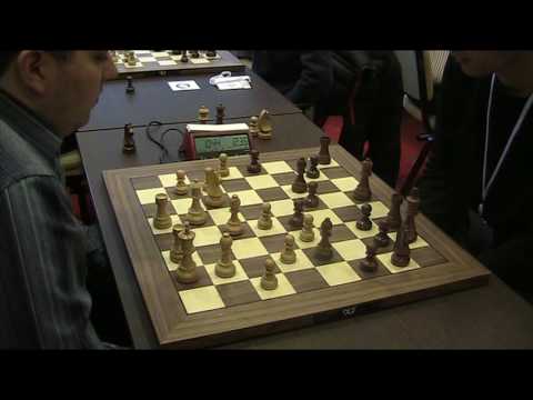 GM Onischuk Vladimir - GM Zvjaginsev Vadim, Sicilian Sheveningen defence, Rapid chess