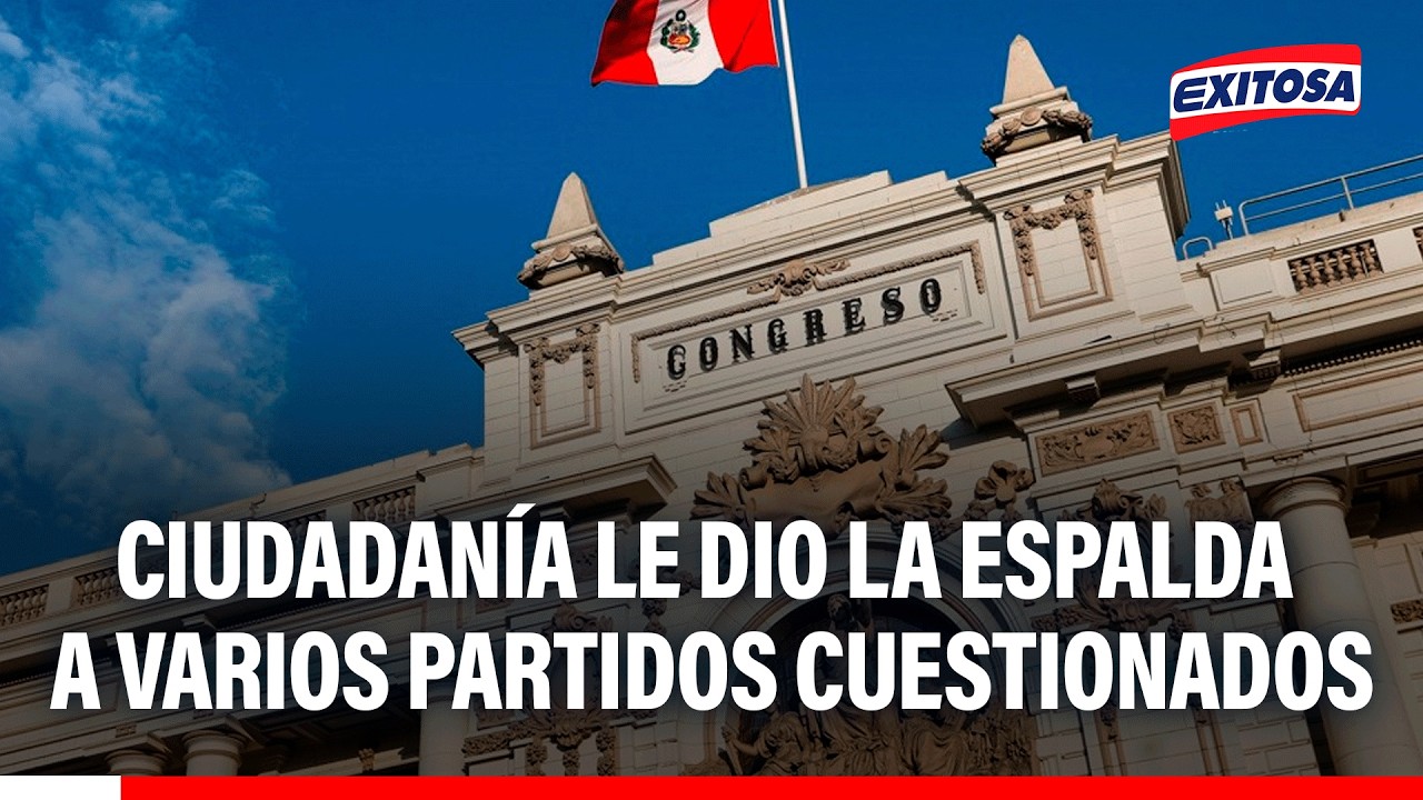 🔴🔵 Ciudadanía castigó a varios partidos del Congreso: “Le ha dado la espalda”, señala Rospigliosi
