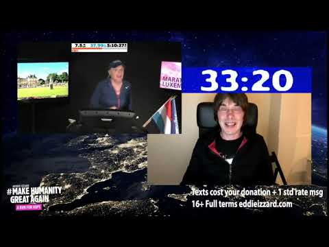 Eddie Izzard - Is it fun being a professor Brian Cox? - A Run For Hope