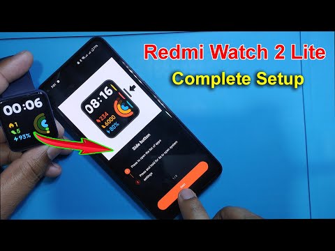 Redmi Watch 2 Lite - Complete Setup / Connect To SmartPhone