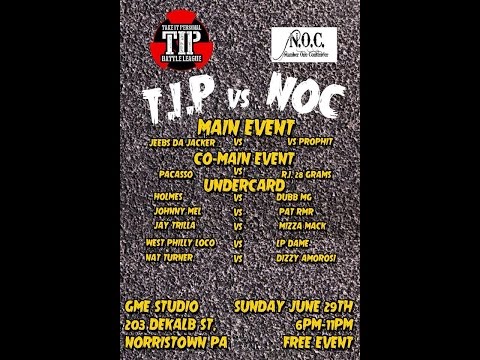 BYOB /N.O.C BATTLES PRESENTS: N.O.C VS T.I.P  DUBB MG VS SIK-WIT-IT