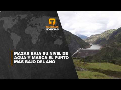 Mazar baja su nivel de agua y marca el punto más bajo del año