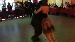 Aoniken Quiroga y Vanessa Fatauros in salon  Tango Si May 2nd  2010 Sacale Punta Edgardo Donato Milonga