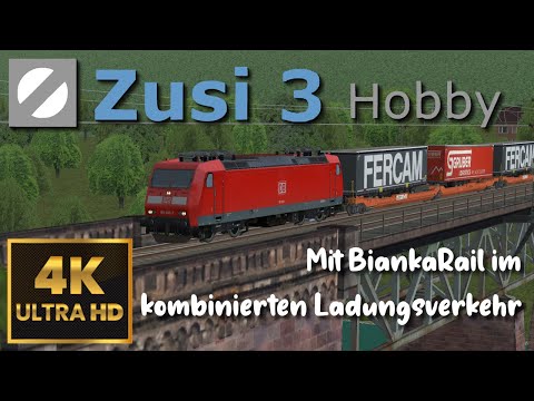 Zusi 3 | Mit BiankaRail im kombinierten Ladungsverkehr unterwegs | 4K60