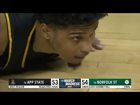 NORFOLK STATE HOLDS OFF APP STATE The Spartans will meet No  1 seed Gonzaga in the first round