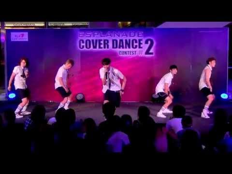 150614 OB1 cover B1A4 - Beautiful Target + Solo Day @Esplanade Cover Dance #2 (Audition)