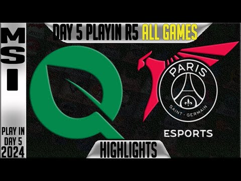 FLY vs PSG Highlights ALL GAMES | MSI 2024 Play Ins Round 3 Day 5 | FlyQuest vs PSG Talon