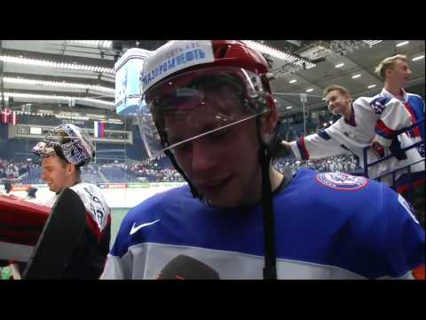 Vladimir Tarasenko Interview after the game against Slovakia 2015-05-10 IIHF 2015 WC
