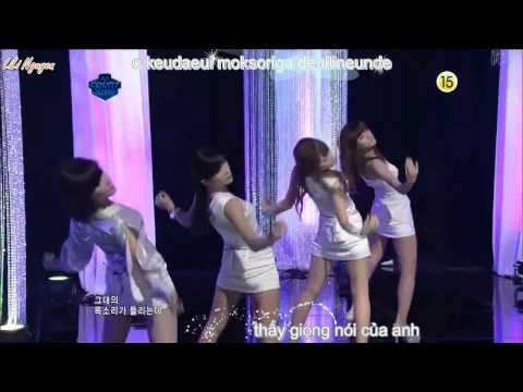[Vietsub + kara] 110623 Rainbow   Sweet DreamComeback Stage