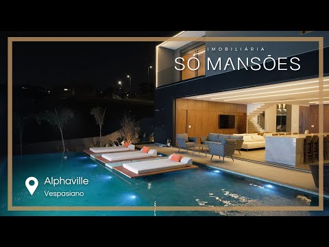 CASA À VENDA NO ALPHAVILLE VESPASIANO – LUXO, TECNOLOGIA E NATUREZA EM HARMONIA