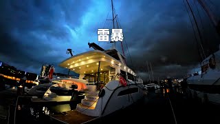 帮忙起个标题，雷暴来了，收衣服了