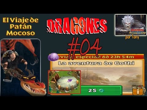 Dragones, el Resurgir de Mema "Viaje de Patán M. y Garfios a La Aventura de Gothi (2 - #4)" por Tony