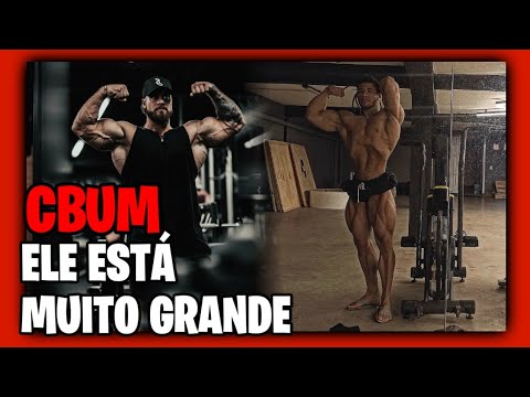 CBUM ESTÁ ENORME-MESAQUE MUITO SECO #gym