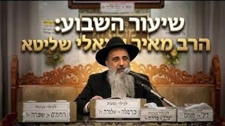 הרב מאיר שמואלי  •  פרשת כי תצא תשפ'ו