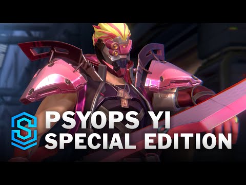Special Edition PsyOps Master Yi Wild Rift Skin Spotlight